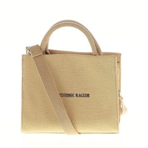 Brandon Blackwood End Systemic Racism Canvas Mini Tote Crossbody Bag